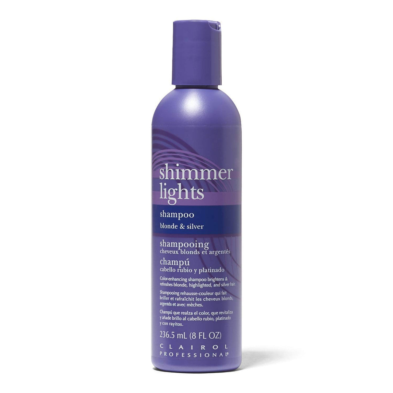 Clairol Professional Shimmer Lights Shampoo Blonde and Silver, 8 Oz